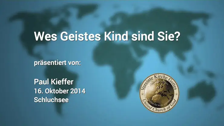 Wes Geistes Kind sind Sie?