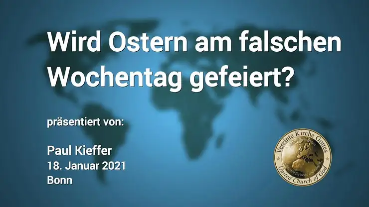 Wird Ostern am falschen Wochentag gefeiert?