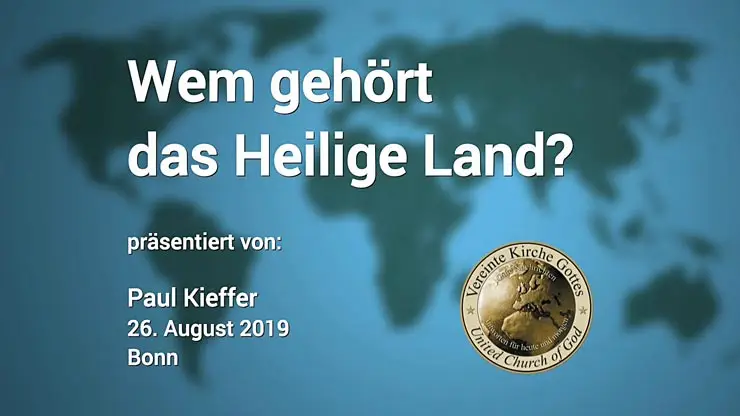 Wem gehört das Heilige Land?