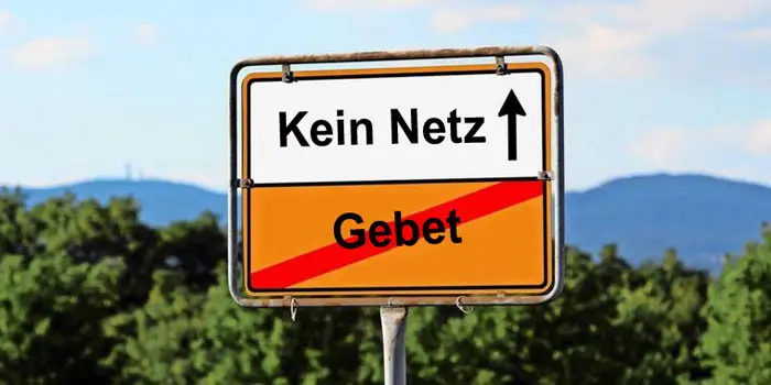 Beim Gebet: Ist Gott ab und zu im Funkloch?