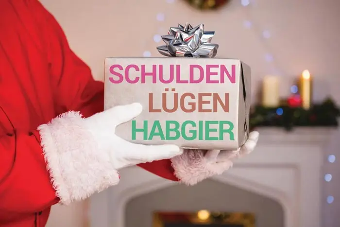 Santa Klaus mit Geschenken